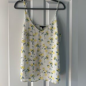 Banana Republic Lemon Print Cami Top
